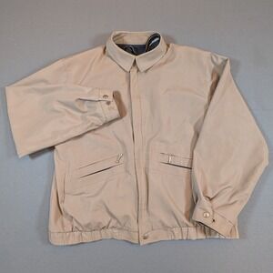 London Fog Mens Harrington Jacket Vintage Windbreaker Size 46 Reg